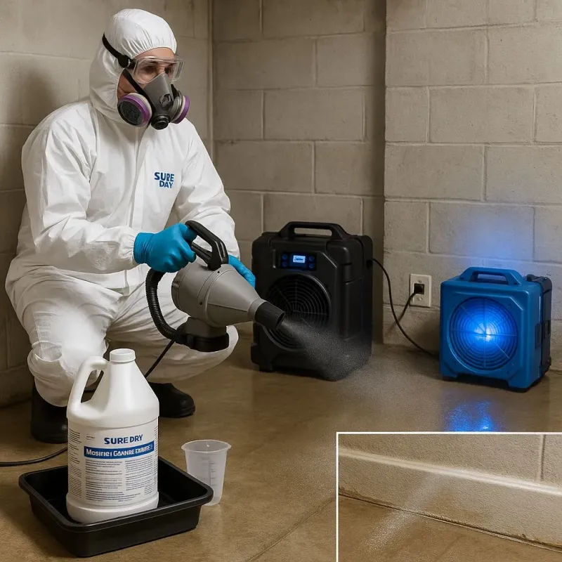 Sanitization and Odor Removal process in Bunkie, LA