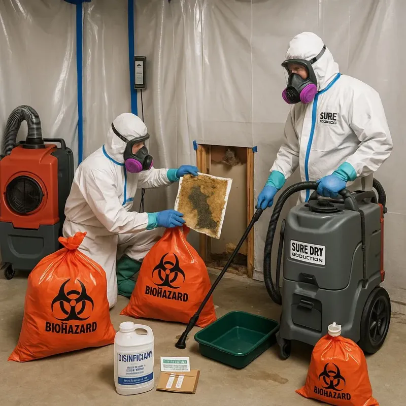 Contaminated Water Handling Protocols process in Bunkie, LA