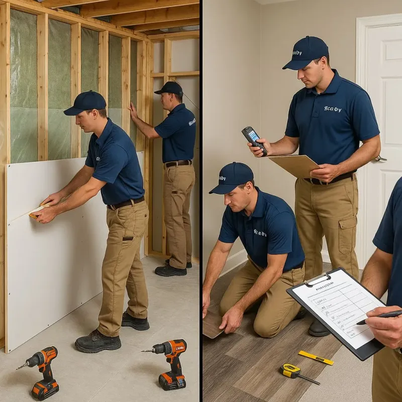 Repairs and Reconstruction process in Bunkie, LA